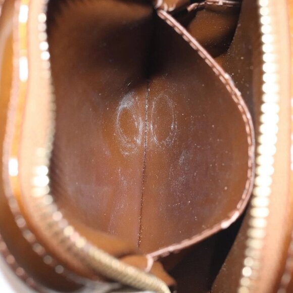 LOUIS VUITTON Monogram Vernis Christie PM Shoulder Bag Bronze M91111 Auth 130923 - Picture 11 of 16